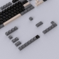 Black Grey 104+22 Keys Cherry Profile PBT Doubleshot Keycaps Set for MX Keyboard